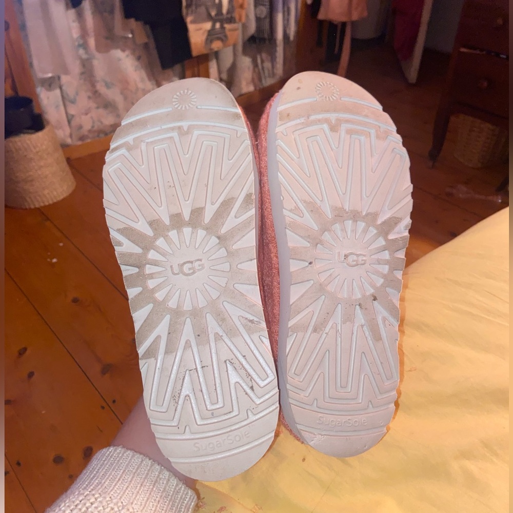 UGG FUZZ SUGAR TEDDY SLIDE **Sz 11**